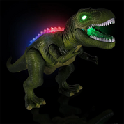 Elektrisk fjernbetjent dinosaur – realistisk gående, brølende dinosaurlegetøj med LED-lys 4