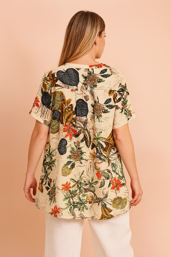 Elisse | Moderigtig t-shirt med print til kvinder 1