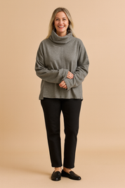 Ella | Oversized med en markant søm og en løs pasform 0