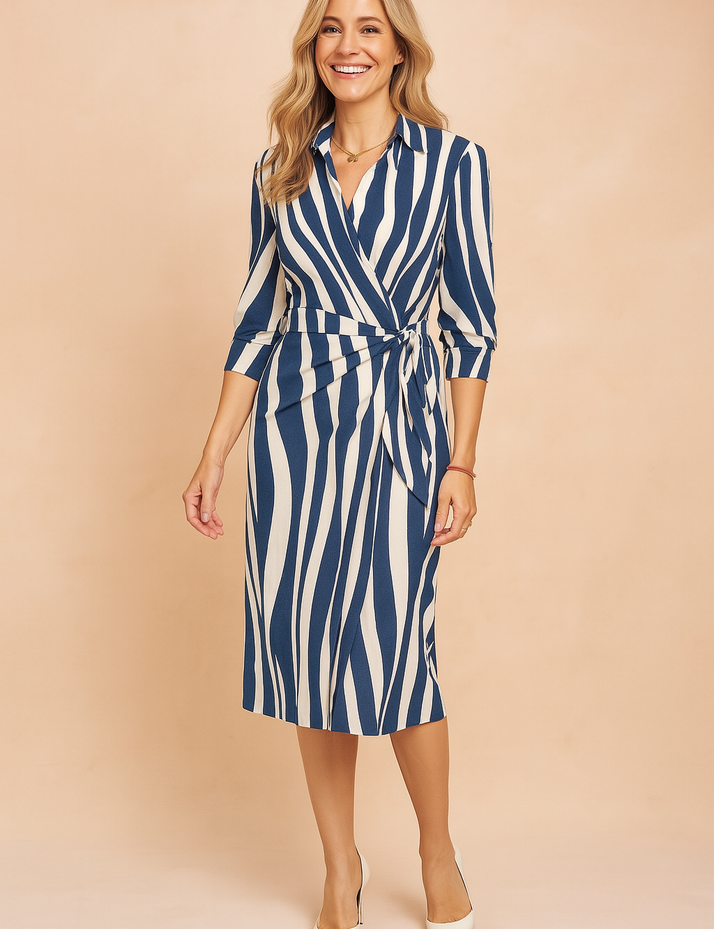 Elżbieta | Elegant todelt look med en slå-om-top 4