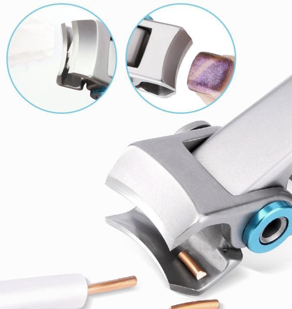 Ergonomisk negleklipper til tykke negle – præcisionstrimmer med holdbar konstruktion i rustfrit stål 1
