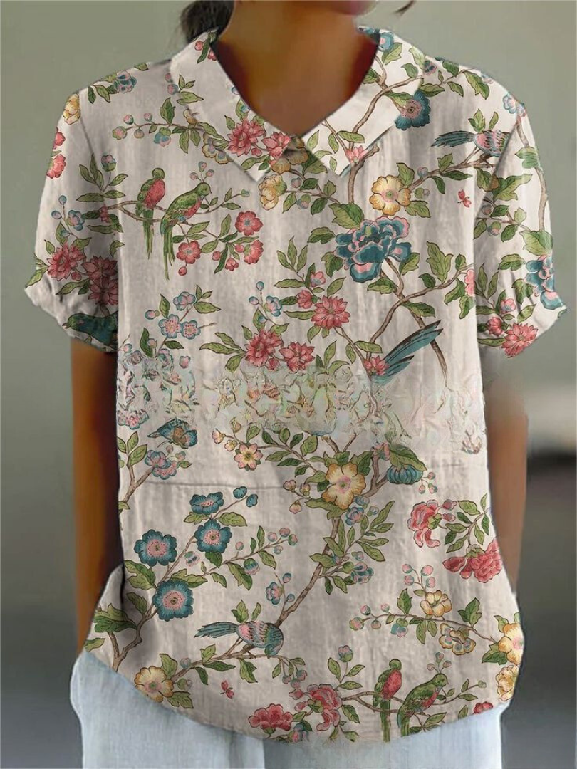 FLORA | Skjorte med blomsterprint 10