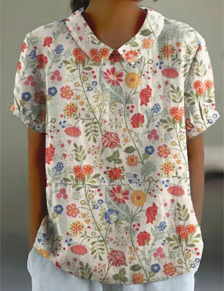 FLORA | Skjorte med blomsterprint 13