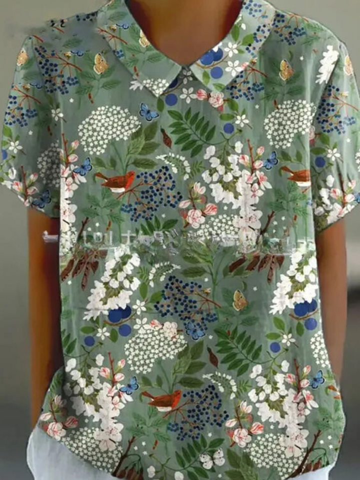FLORA | Skjorte med blomsterprint 4