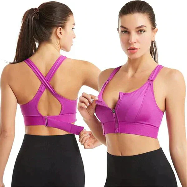 FitnessFlex Sports-bh - Komfortabel og stilfuld 0