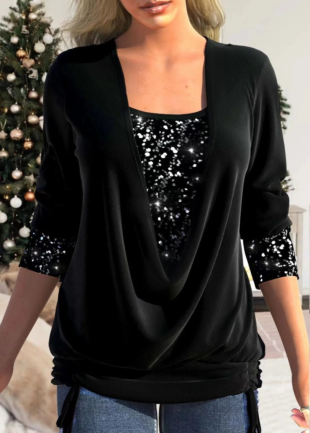 Flaire™ | Oberteil aus Glitterpailletten 6
