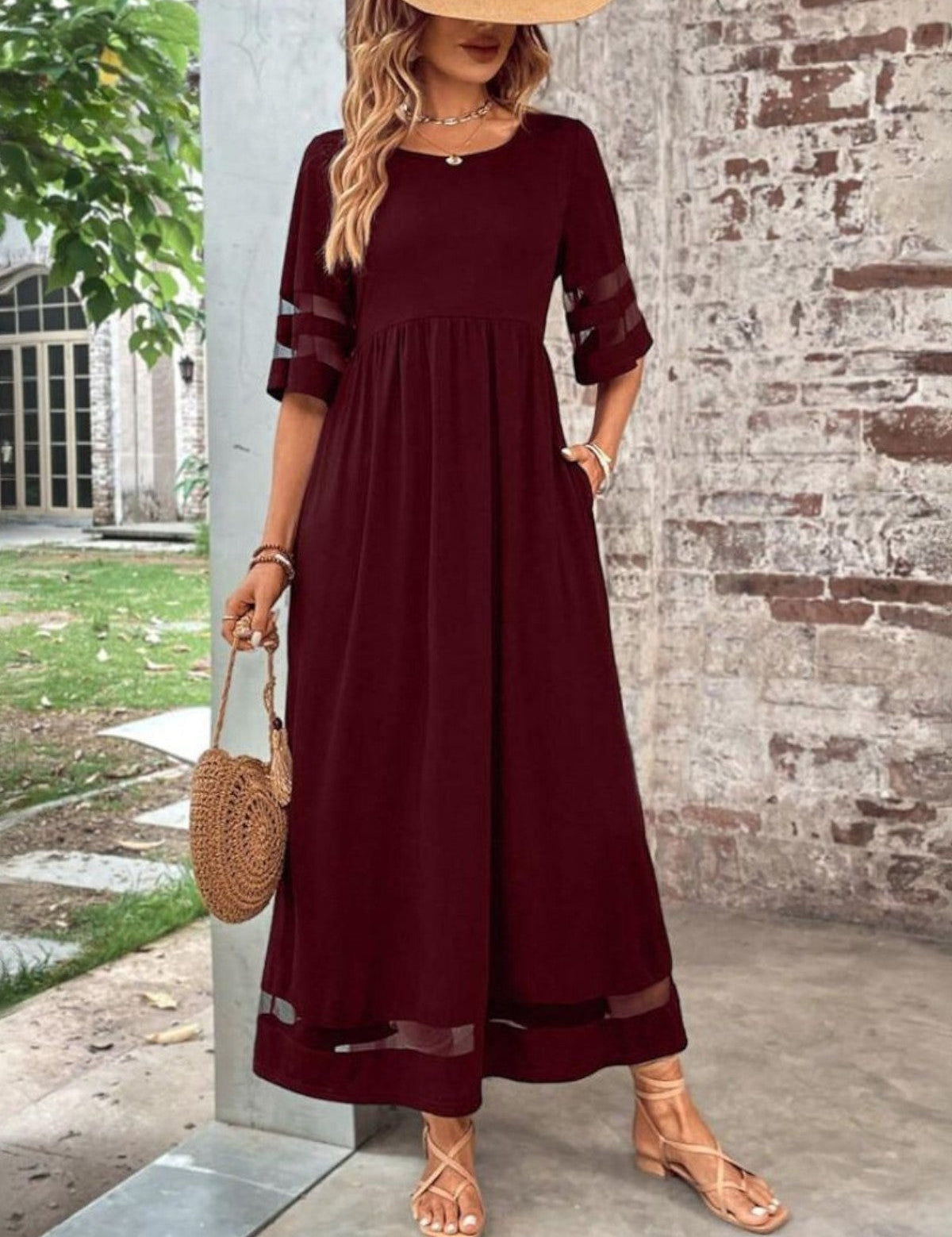 Flatterende Maxi Kjole til Kvinder - Elegant og Komfortabel til Sommer 1