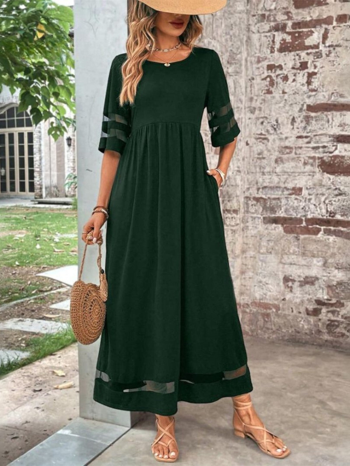 Flatterende Maxi Kjole til Kvinder - Elegant og Komfortabel til Sommer 2
