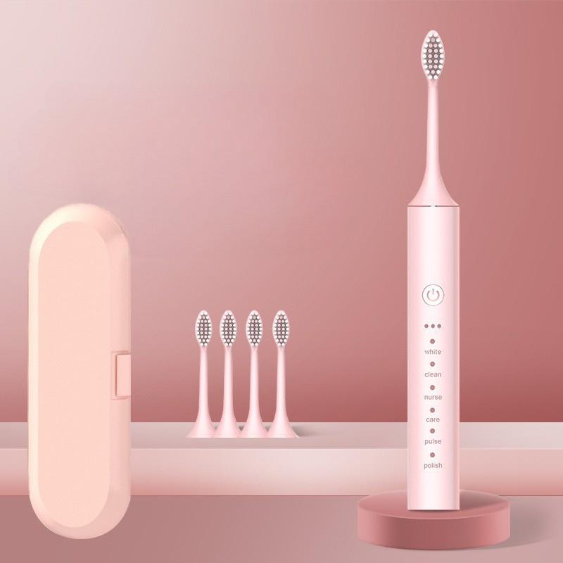 FreshPulse - Genopladelig tandbørste med børstehoveder 10