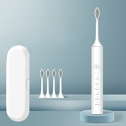 FreshPulse - Genopladelig tandbørste med børstehoveder 12