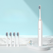 FreshPulse - Genopladelig tandbørste med børstehoveder 24