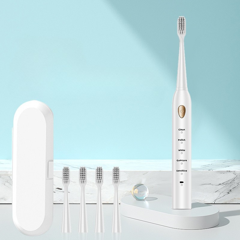 FreshPulse - Genopladelig tandbørste med børstehoveder 25