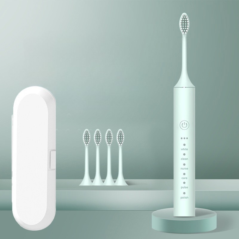 FreshPulse - Genopladelig tandbørste med børstehoveder 30