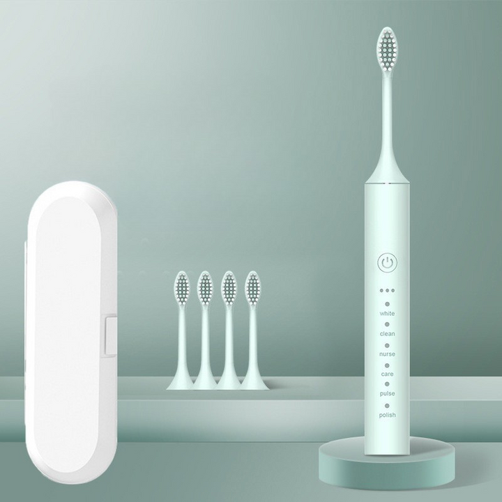FreshPulse - Genopladelig tandbørste med børstehoveder 30