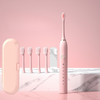 X2 pink med 4 børstehoveder [ny model] + rejseæske + stativ
