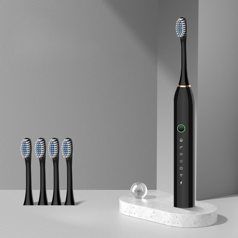 FreshPulse - Genopladelig tandbørste med børstehoveder 8