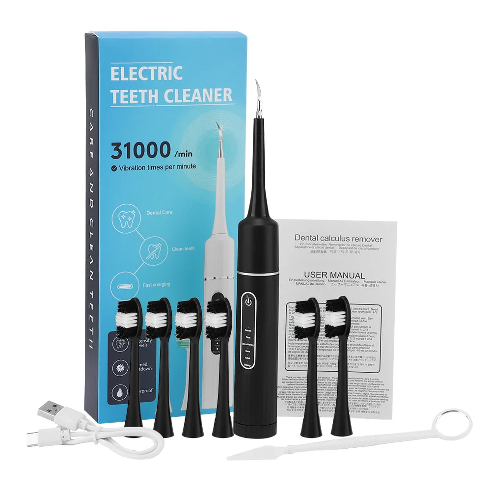 FreshWhite - Elektrisk Tandblegning & Tandskaleringsmaskine med 6 Trin 3
