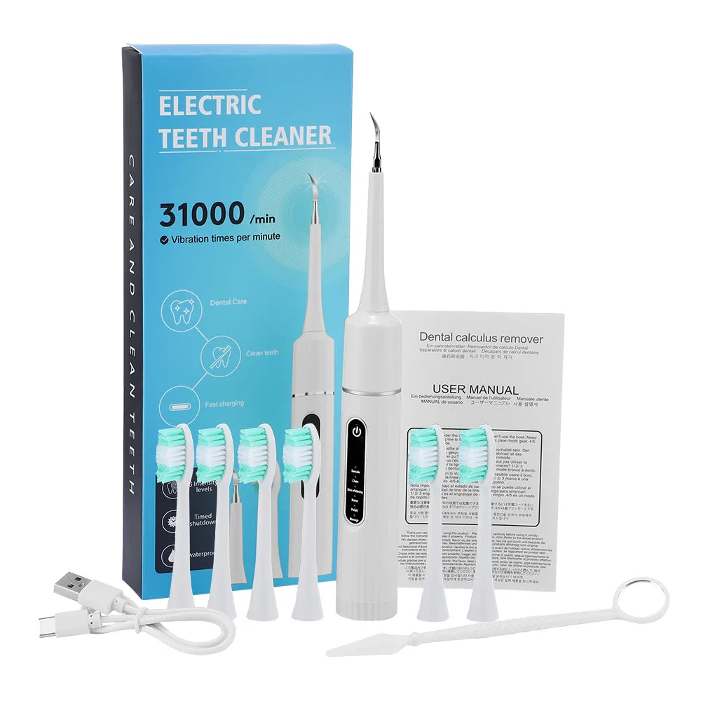 FreshWhite - Elektrisk Tandblegning & Tandskaleringsmaskine med 6 Trin 4