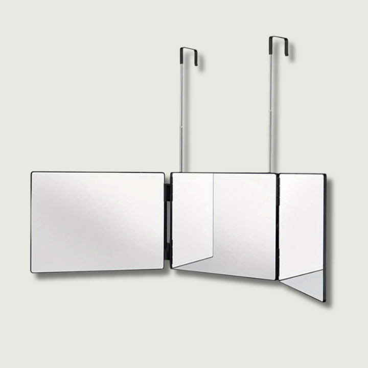GlamAura - Roterende 3-sidet spejl til styling 0