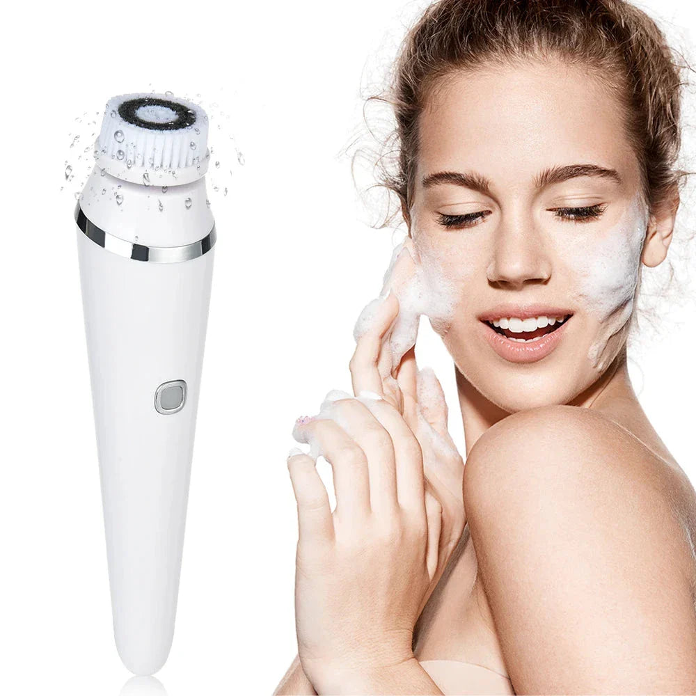 GlowCare - 4-i-1 ansigtsrens og massagesæt 4