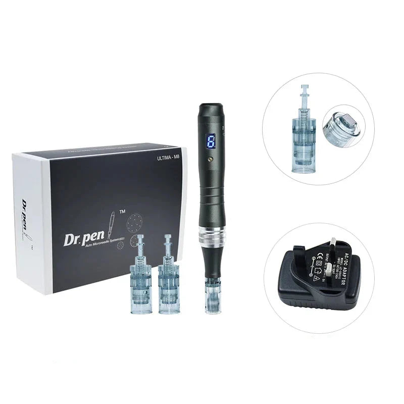 GlowMTS - Professionelt Dermapen Microneedling-sæt til hudplejebehandlinger 0