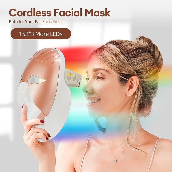GlowMask – 7-farvet LED-hudterapi 0