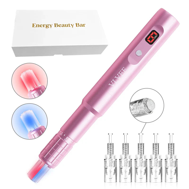 GlowPen Pro - Avanceret nano hudplejeenhed med 10 patroner 0