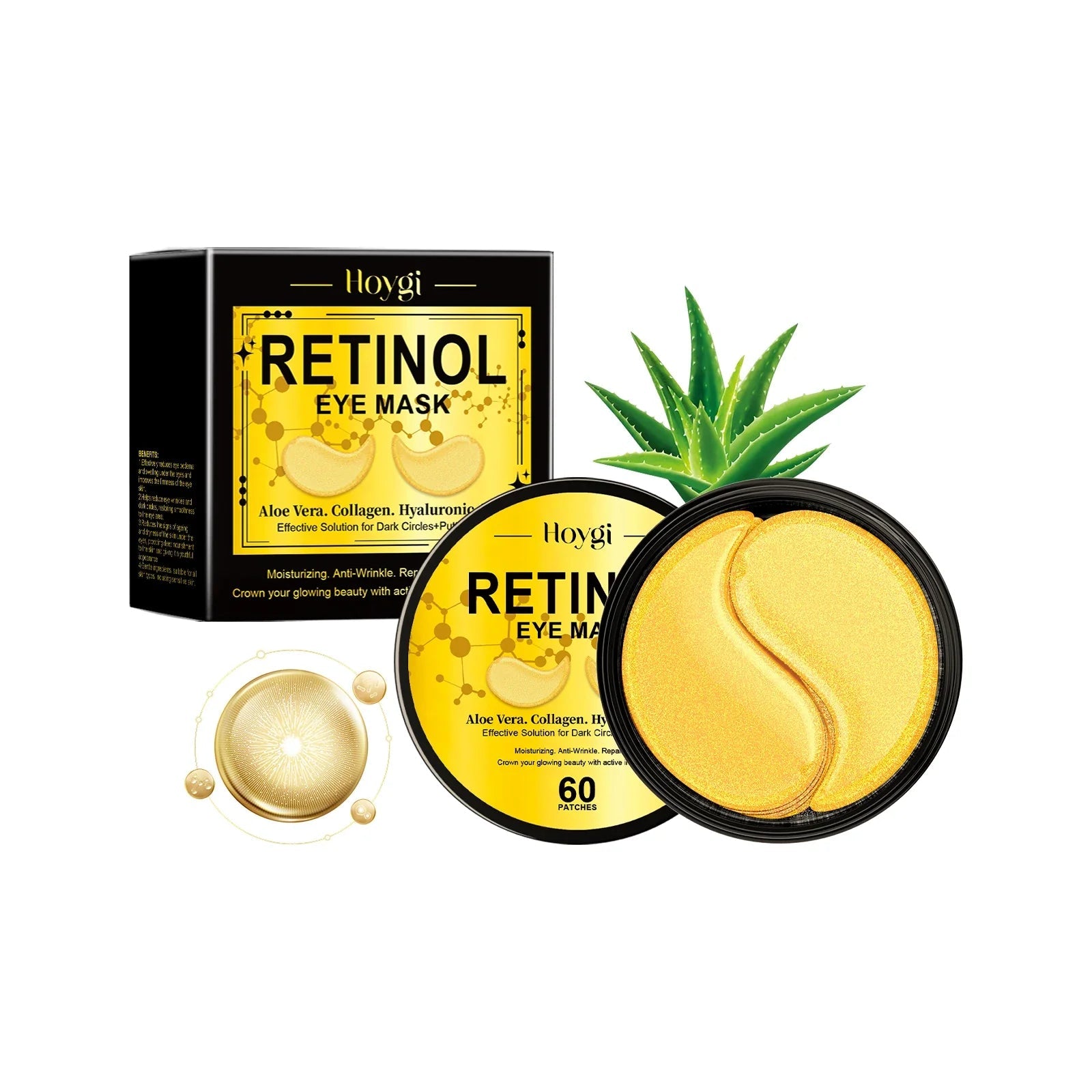 GlowRenew – Kollagen- og Aloe Vera-øjenmaske til opstramning 0