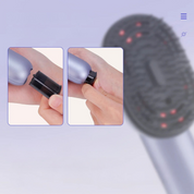 GlowSpray Comb - Hovedmassageapparat med vibration og hårolieapplikator 2