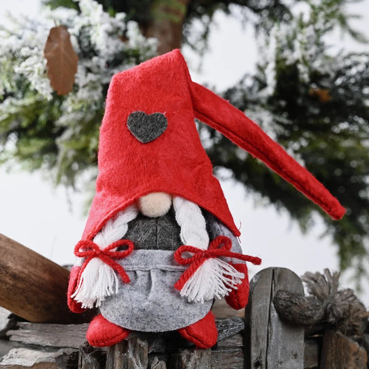 Gnome Charm | Plys julegnomepynt til hjem og kontor 3