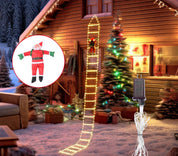 Golden Climb | Elegant LED-belysning til festlig julemandsudstilling 0