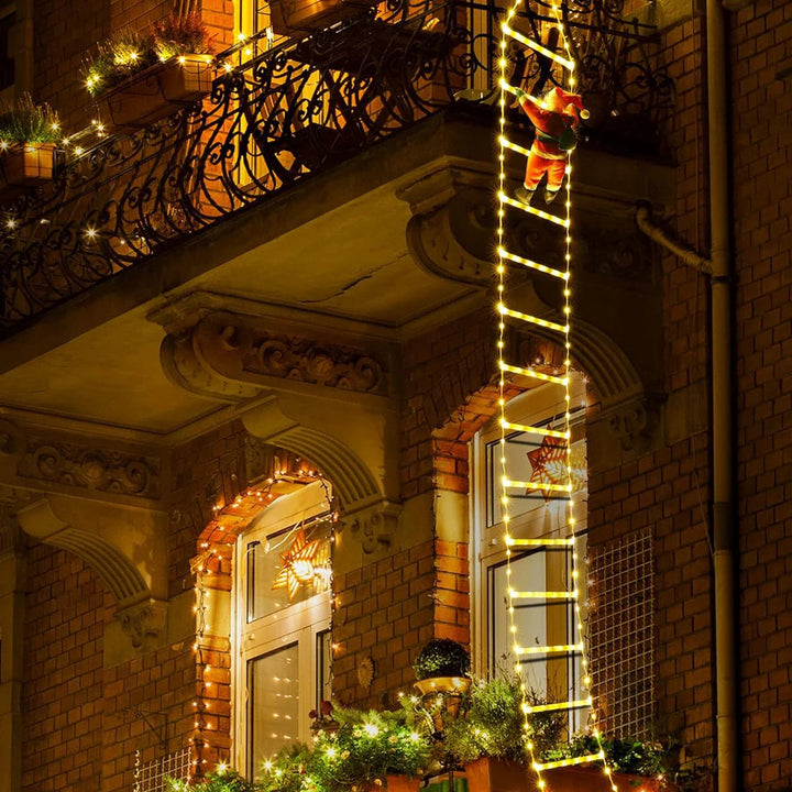 Golden Climb | Elegant LED-belysning til festlig julemandsudstilling 3