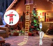 Golden Climb | Elegant LED-belysning til festlig julemandsudstilling 7