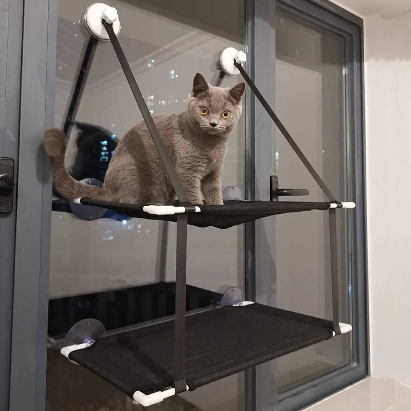 Hængekøje med vindue til katte 1