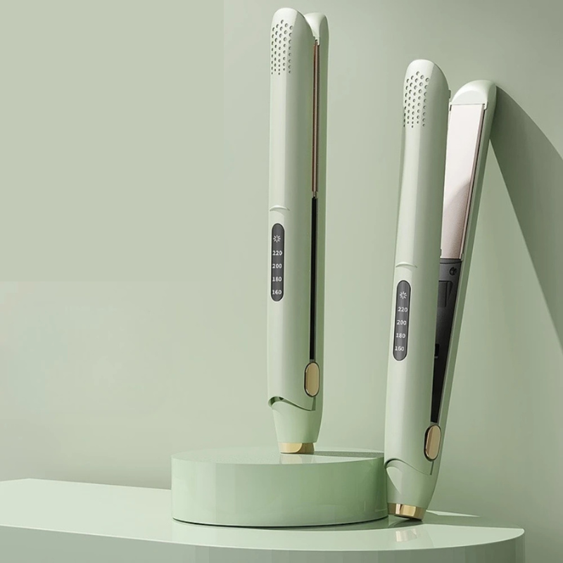 HairLuxe - 2-i-1 ionisk keramisk glattejern 2