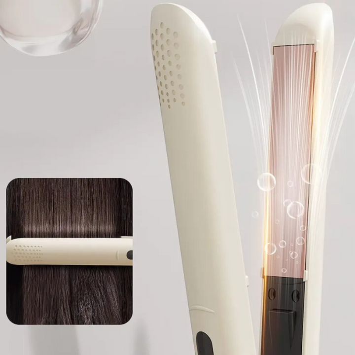 HairLuxe - 2-i-1 ionisk keramisk glattejern 3