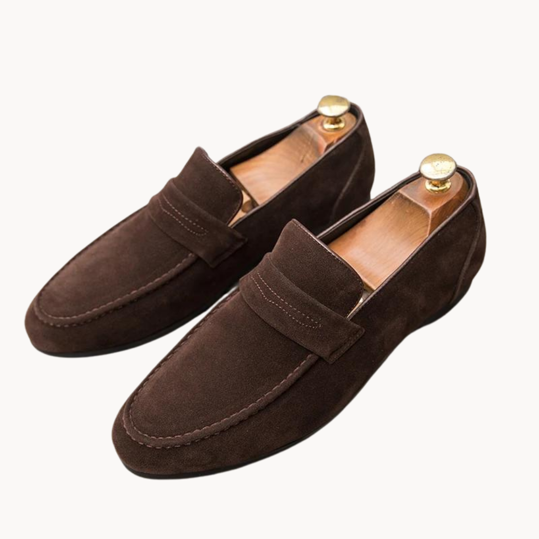 Herre Klassiske Penny Loafers Komfortable Mat Finish Letvægts 0
