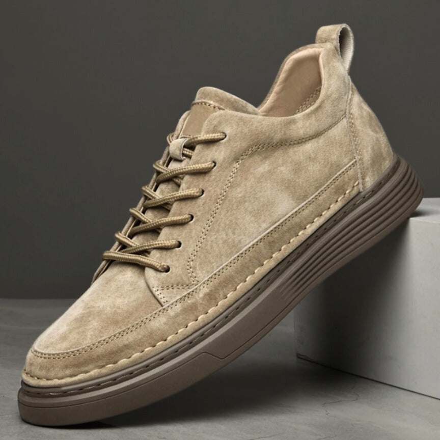 Herre Komfortable Low Top Sneakers Polstret Tekstilblanding 0