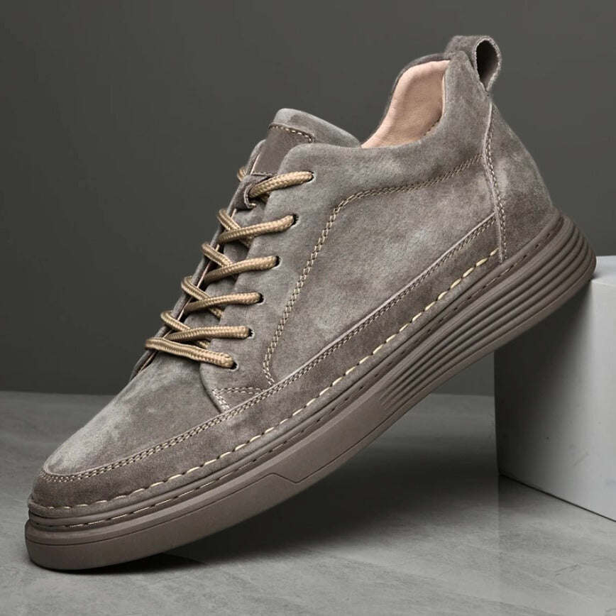 Herre Komfortable Low Top Sneakers Polstret Tekstilblanding 1