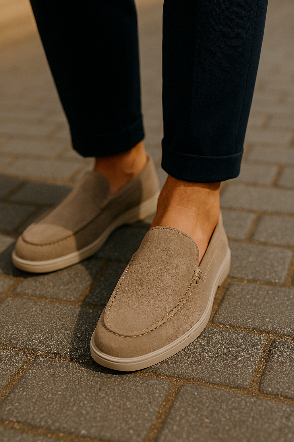 Herre Komfortable Slip-On Loafers Støttende Polstret Fodtøj 2