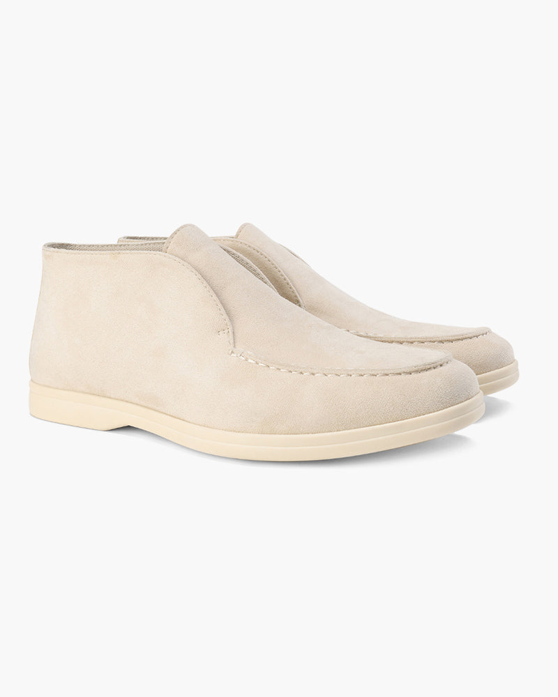 Herre Suede Loafers Komfortabel Læderindsats 11
