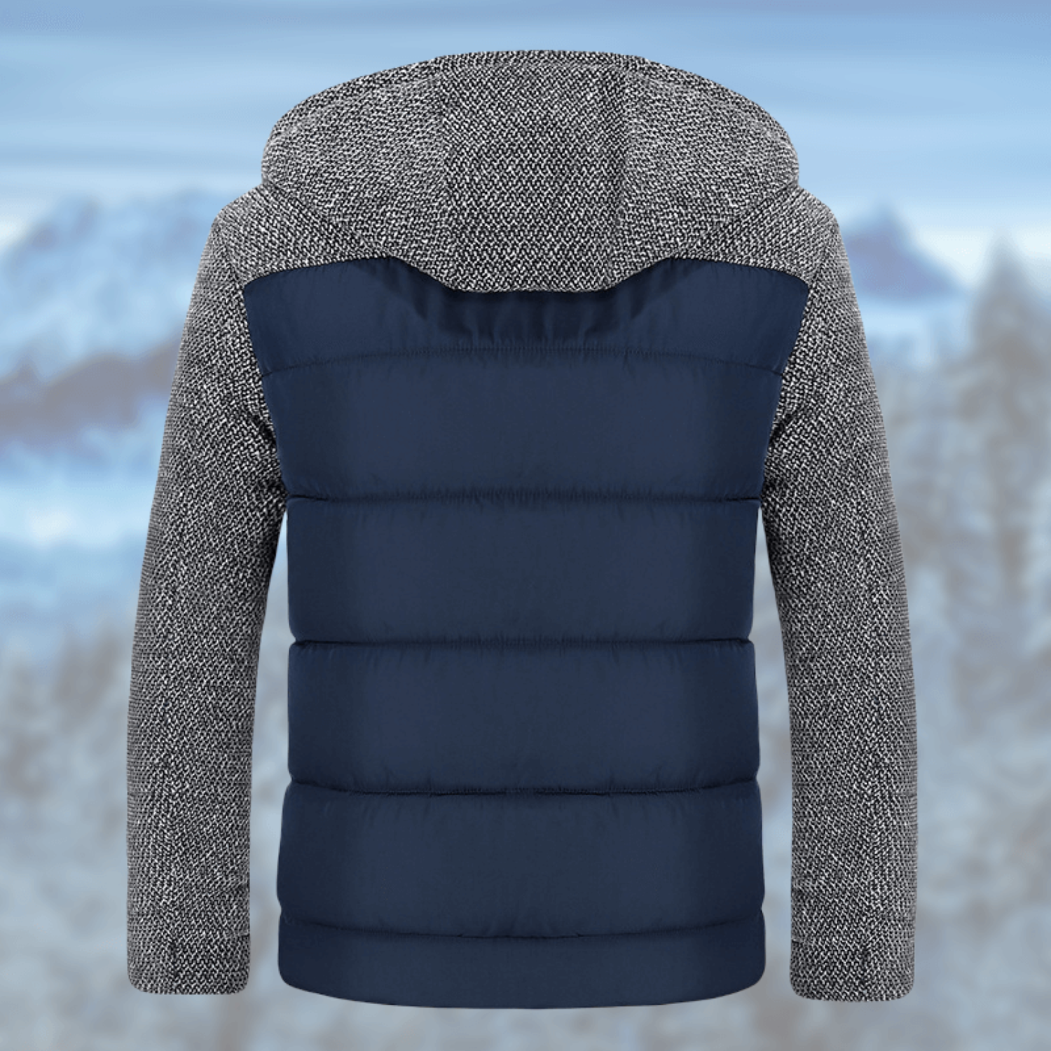Herre Vinterjakke Elegant Komfort Polyester 1