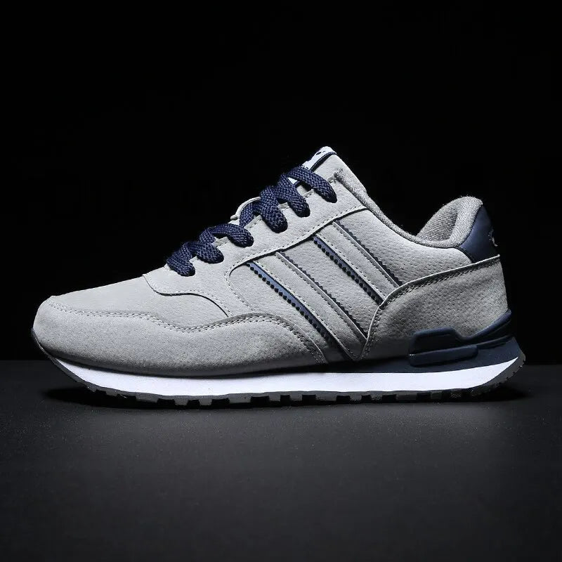 Herre lette sneakers med åndbart stof, fleksibel sål 2