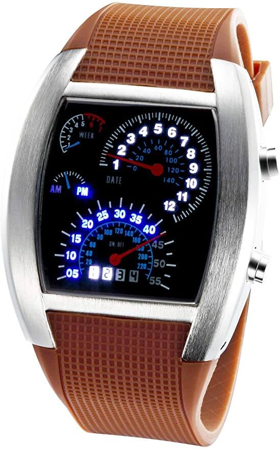 Herre speedometer LED-ur 6