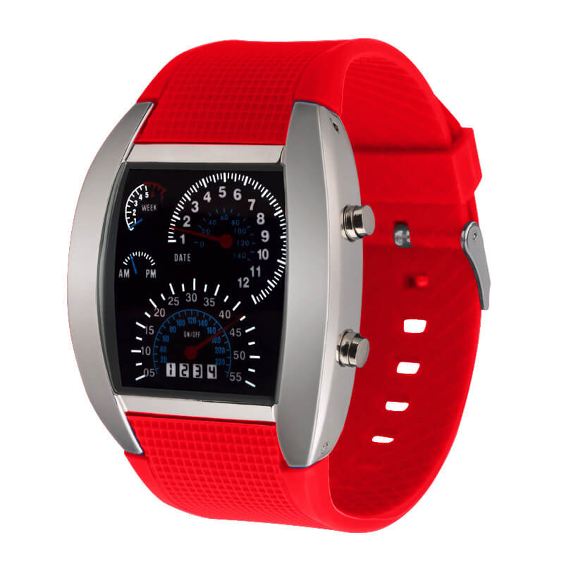 Herre speedometer LED-ur 8