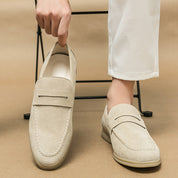 Herre vintage loafers Komfortable slip-on premium materiale 3