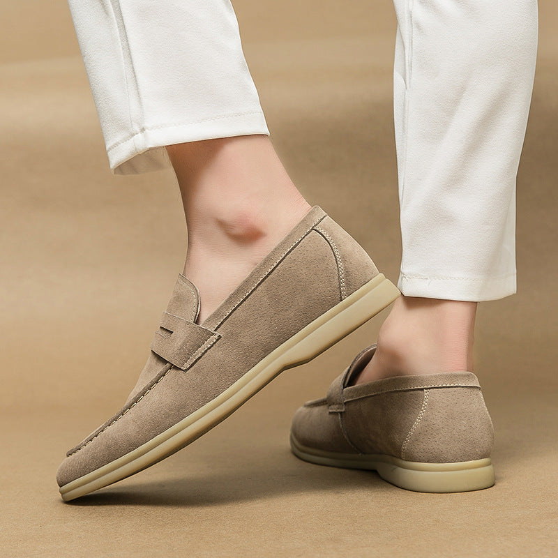 Herre vintage loafers Komfortable slip-on premium materiale 7