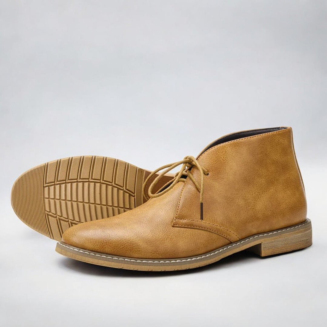 Herren Chukka Boots mit Orthopädischer Arch Support Schnürung Klassisch 4