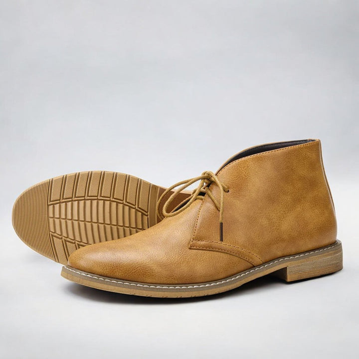 Herren Chukka Boots mit Orthopädischer Arch Support Schnürung Klassisch 4