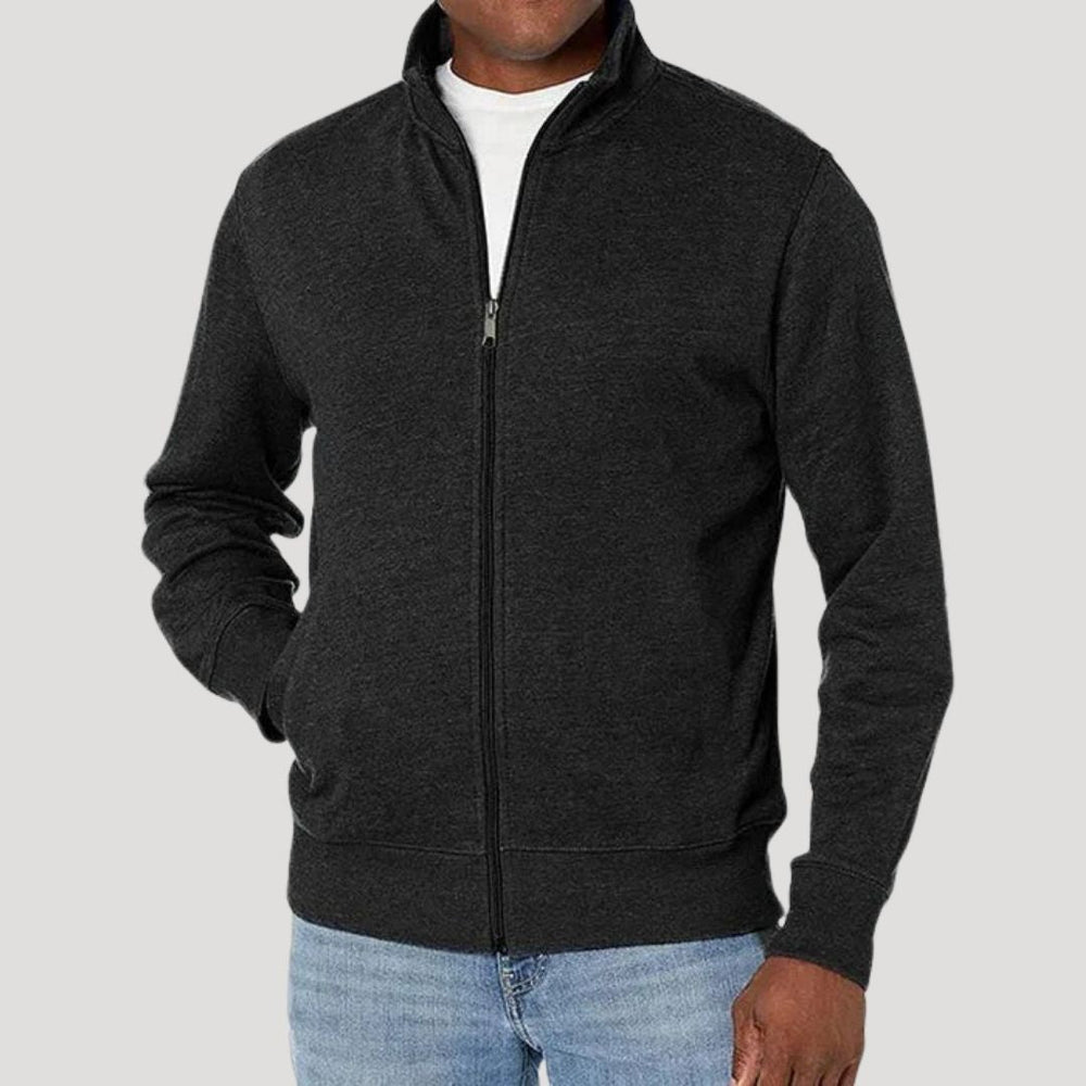 Herren Frühlingsjacke mit Reißverschluss Leichte Freizeitjacke für Alltag und Outdoor 1
